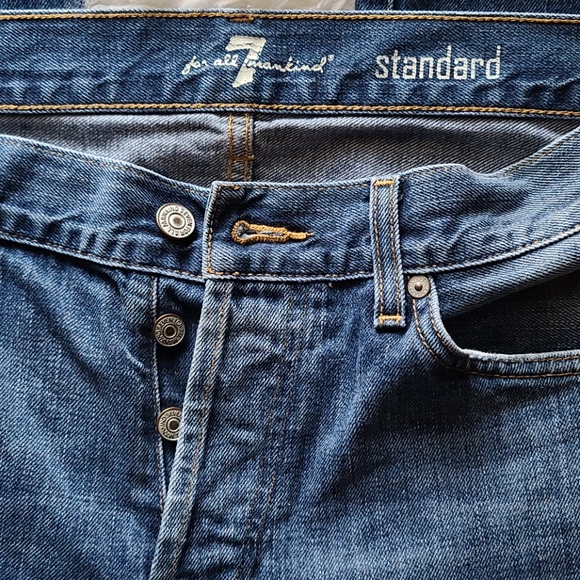 SOLD 7 FAM Mens standard jeans 32 x 28 - Picture 5 of 7